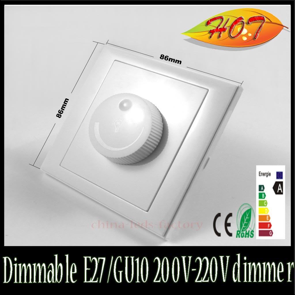 Dimmer for 220V LED light Switch control dimmer for led VDD08