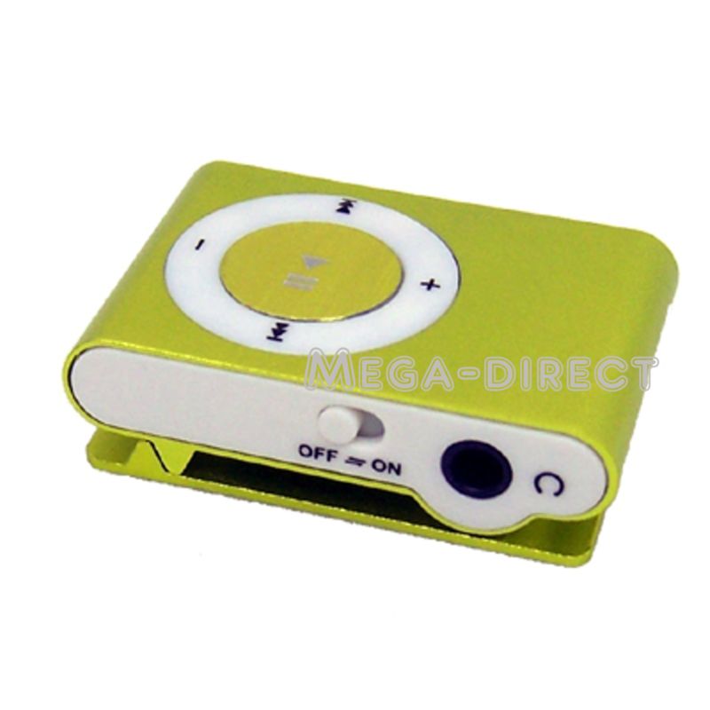 New Clip MP3 Player for 2-16GB Micro SD/TF Card Groen VM18